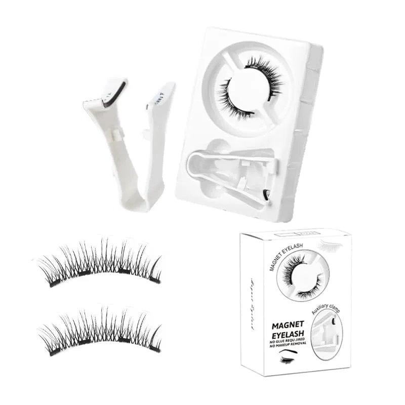 Maanetic False Evelash Set Natural Looking Reusable Maanetic Evelashes No Glue Soft Evelashes Al Day Comfor (EA08)