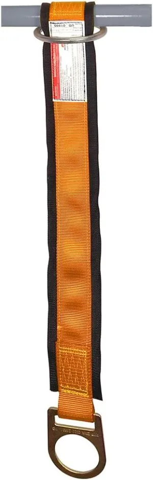 Madaco Roof Construction Fall Protection Heavy Duty Industrial Safety 4FT Snap Hook Non-Adjustable Beam Strap D-Ring Lanyard ANSI OSHA L-613-43-4