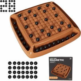 Magnet Chess Game, Family Board Games for Kids and Adults, Magnet Chess Set Ideal for Family and Friend Game Night, 2-4 Players (28pcs)