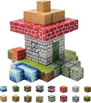 Magnetic Blocks - 70PCS Build Mine Magnet World Set, Educational Magnetic Tiles Building Toys for Boys & Girls, STEM Sensory Toys for Toddlers Kids Age 3 , Start Set