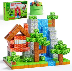 Magnetic Blocks - Build Magnet World Edition, Magnetic Blocks for Kids Ages 3-4, 4-8, Magnetic Toys for Boys & Girls, STEM Montessori Sensory Toys for Toddlers Gifts for 3  Years Old