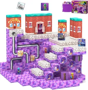 Magnetic Blocks Kids Toys, Magnetic Building Cubes - Creative STEM Sensory Autism Toys for 3  Year Old Boys & Girls, Adventure Games Elements Magnet Toys for Ages 5-7 8-13