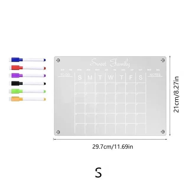 Magnetic Fridge Calendar