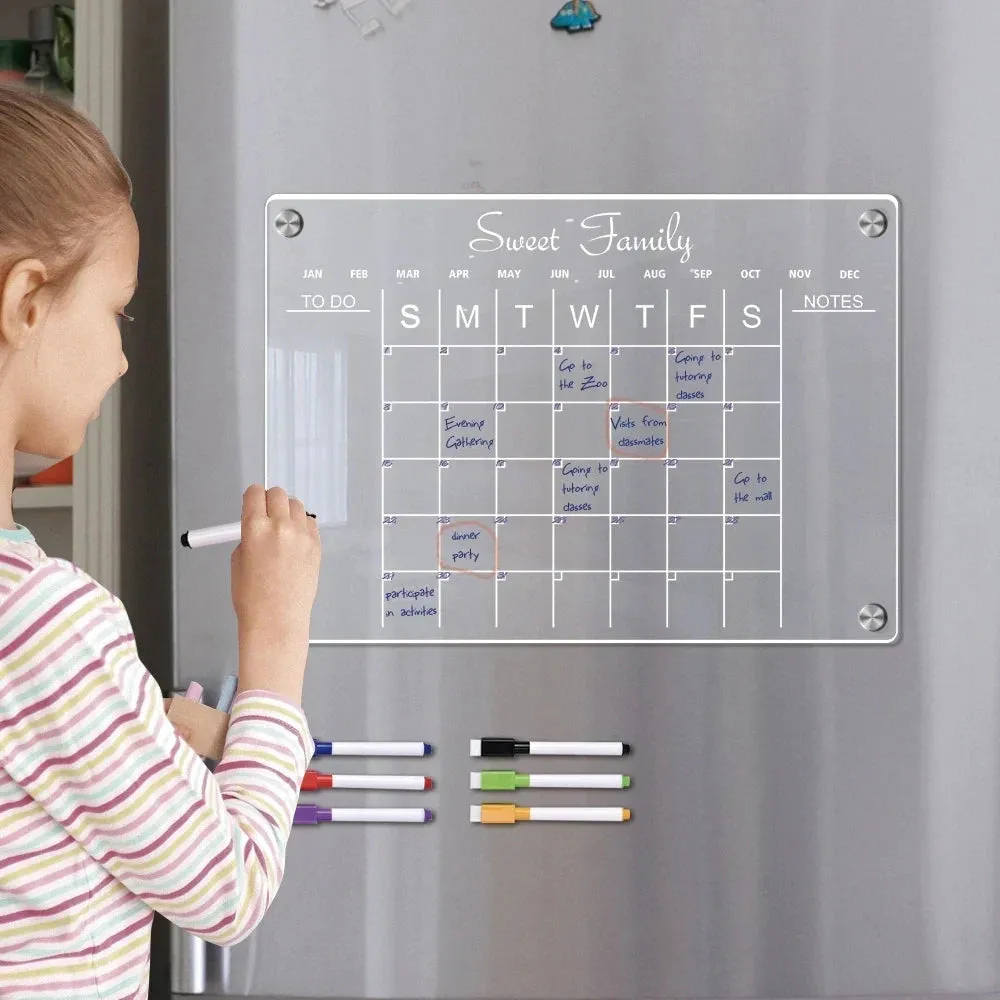 Magnetic Fridge Calendar