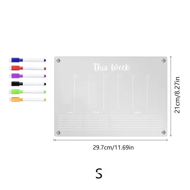 Magnetic Fridge Calendar
