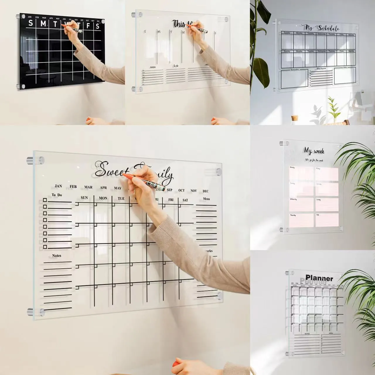 Magnetic Fridge Calendar