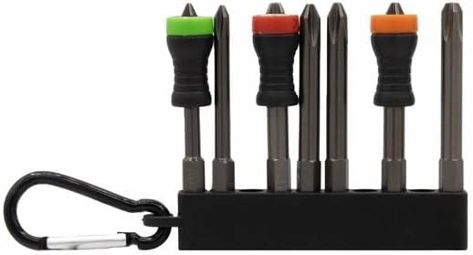 Magnetic Collar Phillips x 2-3/4" Carabiner Set-7pc