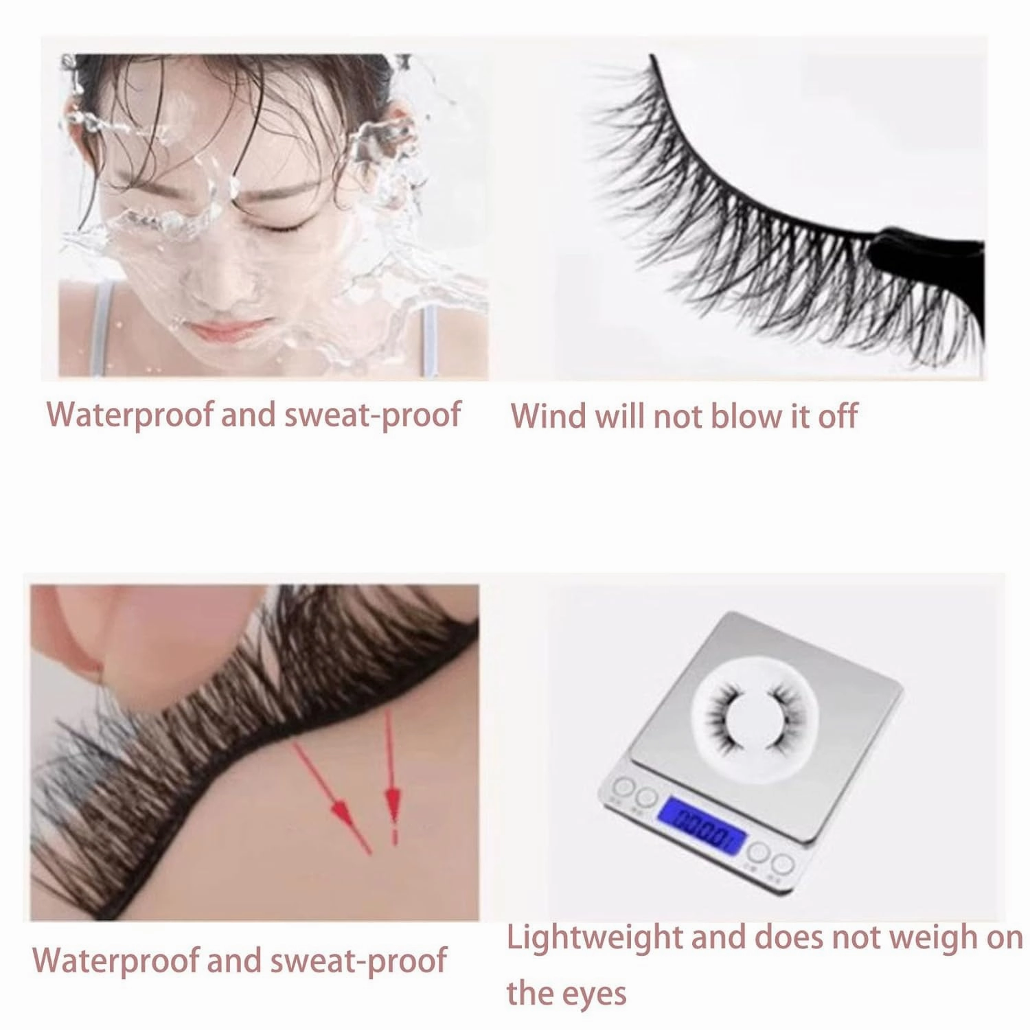Magnetic Eyelashes With Applicator,Upgrade Magnetic Eyelashes With Applicator (Volume Style,1 SET)