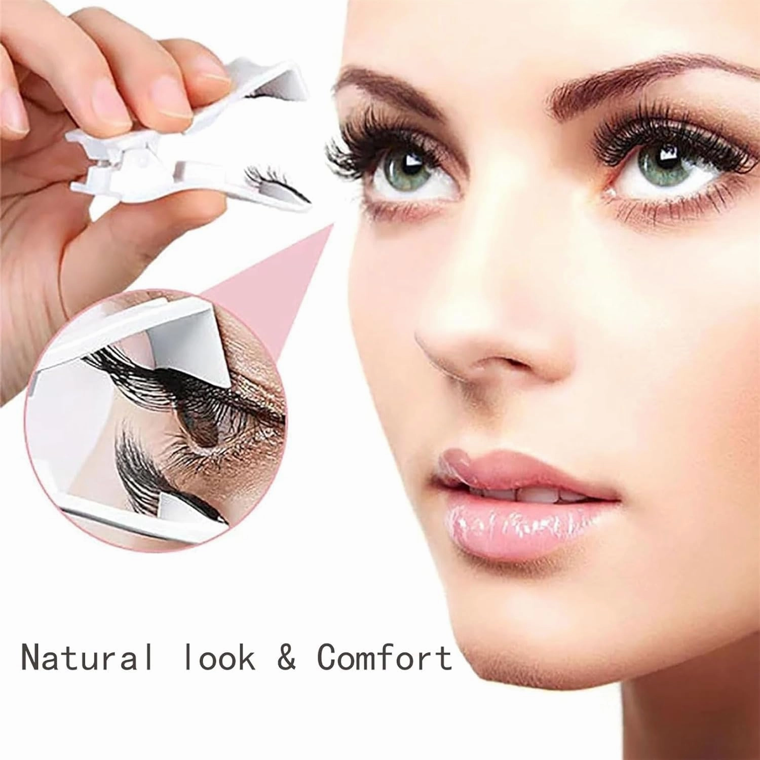 Magnetic Lashes Kit - Magnetic Eyelashes with Applicator, 2025 New Eyelashes Natural Look (Natural, 2 Set)