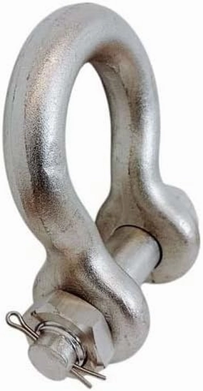 Marine 7/8" Bolt Pin Anchor Shackle 8,000 Lbs WLL Drop Forged Stainless Steel T316