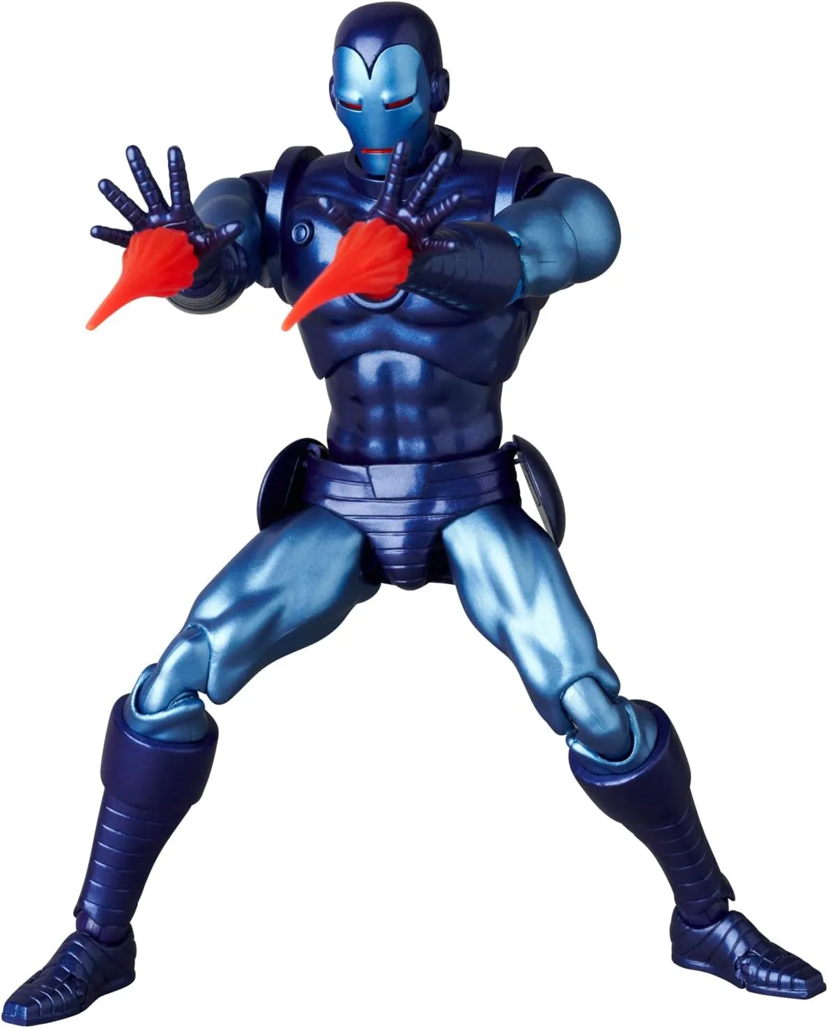 MEDICOM TOY MAFEX No.231 Iron Man Stealth VER. Total Height: Approx. 6.3 inches (160 mm), Non-Scale, Painted Action Figure