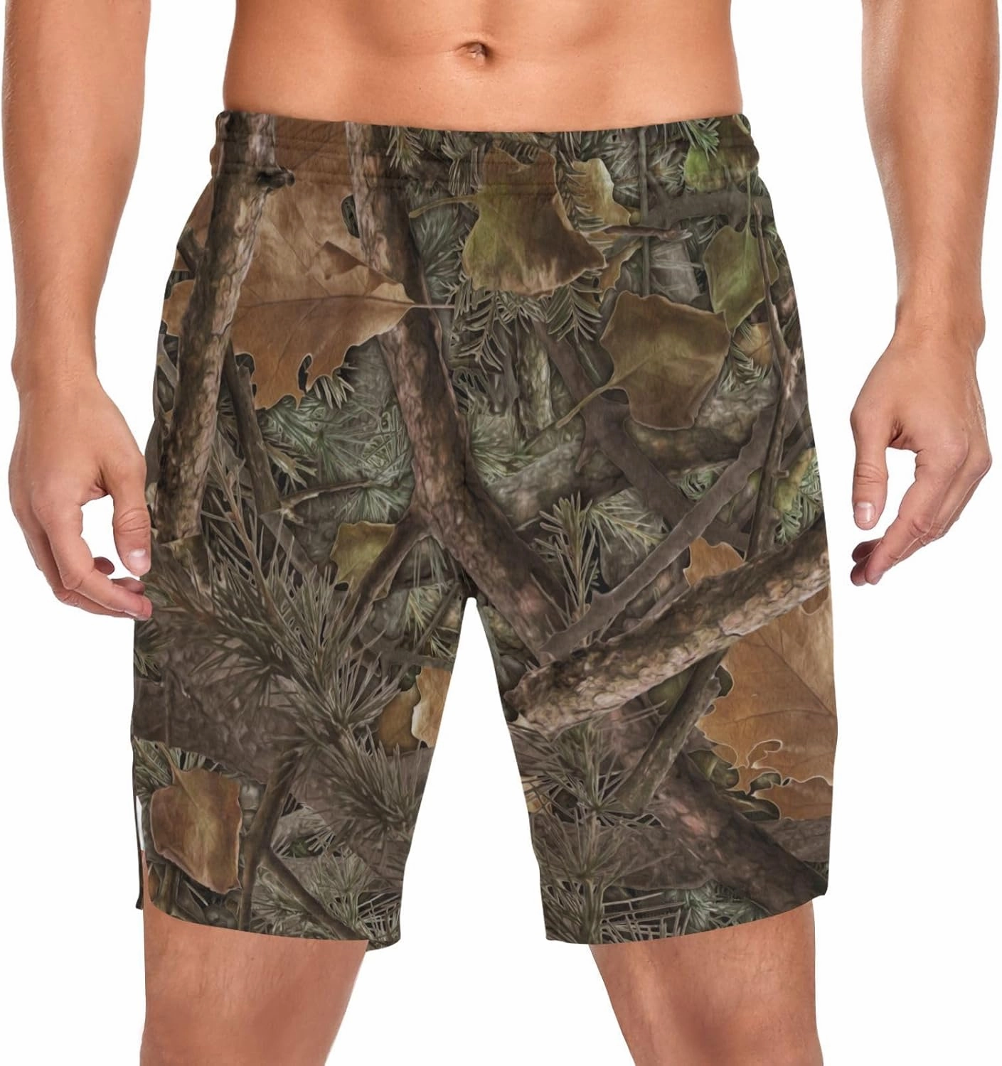 Men's 2 in 1 Workout Running Shorts, Gym Athletic Shorts for Men Lightweight Training with Pockets and Towel Loop