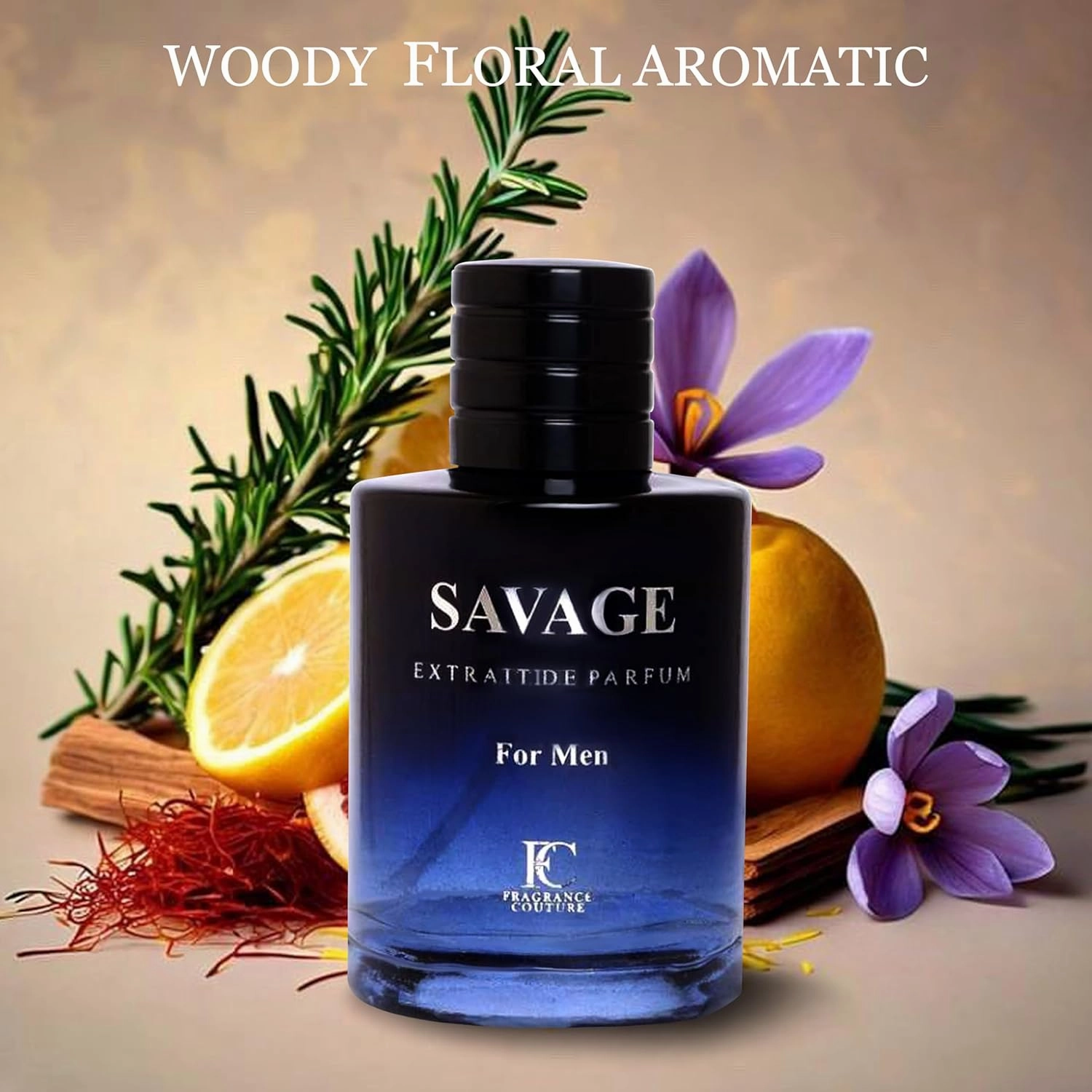 Men's Cologne 4PCS Combo Set (Savage EXT/Valentine Milano/Vintage Heroes/1 Billion) Eau De Perfume for Men Notes of Woody, Spicy, Citrus & Aromatic Long Lasting Fragrance