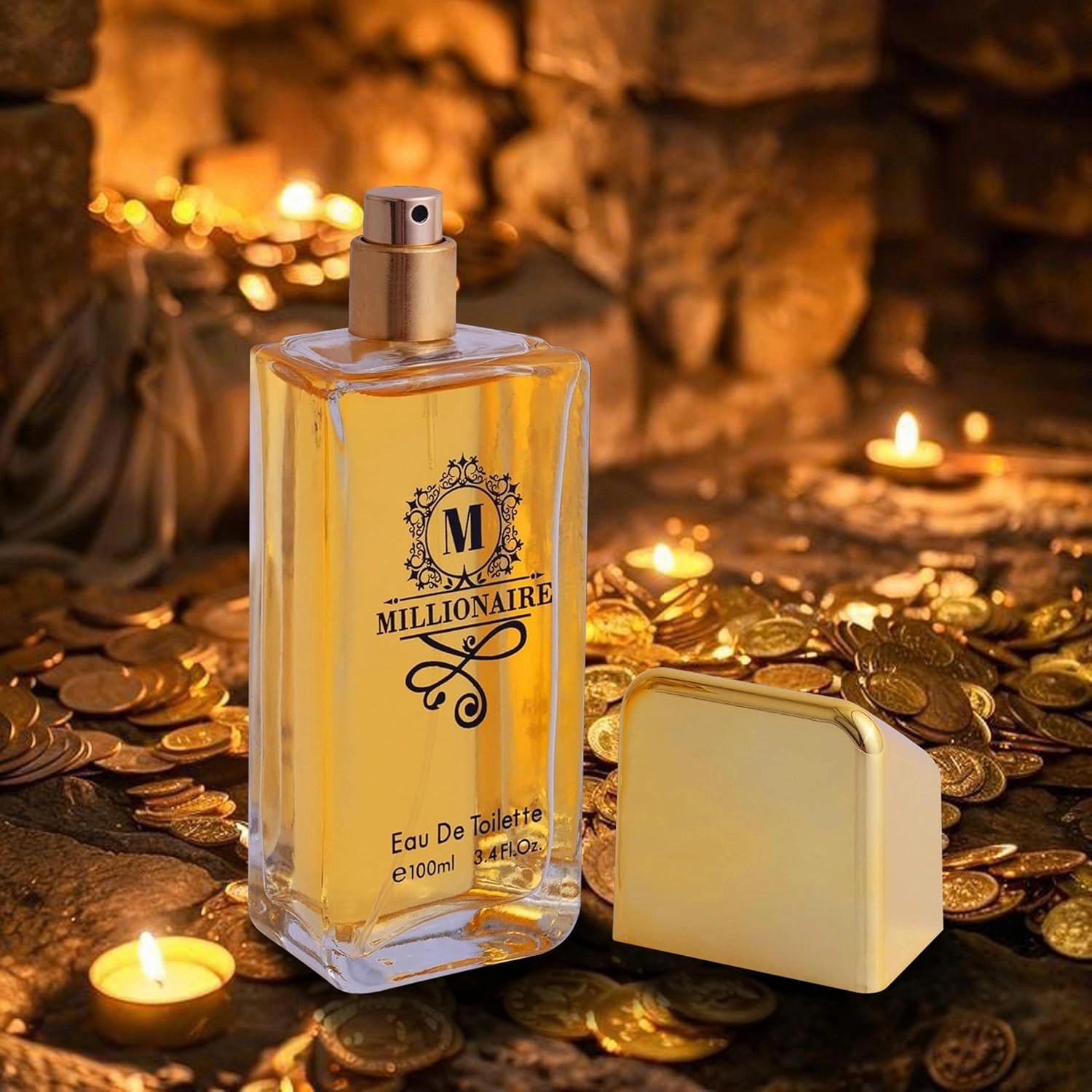Men's Cologne 4PCS Combo Set (Savage EXT/Valentine Milano/Vintage Heroes/1 Billion) Eau De Perfume for Men Notes of Woody, Spicy, Citrus & Aromatic Long Lasting Fragrance