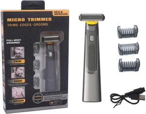 Men's Foil Shavers, Hybrid Electric Razor and Beard Trimmer for Men with 4-in-1 Face Stubble Comb and Body Hair Trimmer Kit、Razor for Men、Rechargeable, Wet & Dry Foil Shaver for Men