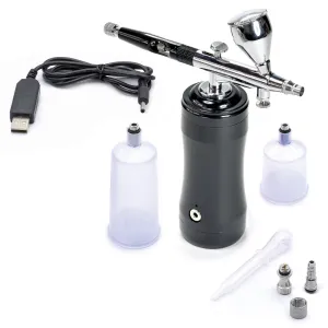 Micro-Mark Self-Contained Portable Broad-Spray Airbrush Set