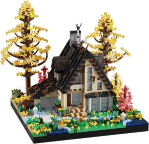 Micro Mini Blocks Architecture Wooden Building Blocks Toys, Tree House Architecture Building Blocks Sets, Gifts for Adults and Kids (2635 PCS)