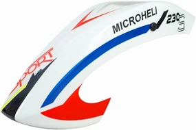 MICROHELI Airbrush Fiberglass King Cobra Canopy (WT) - Blade 230S / V2 / Smart
