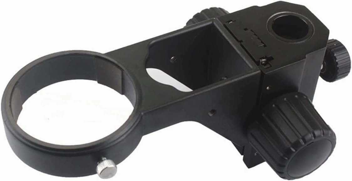 Microscope Observation 25MM/32MM 76mm Adjustable Stereo Microscope Heavy Gear Ring(25mm Black)