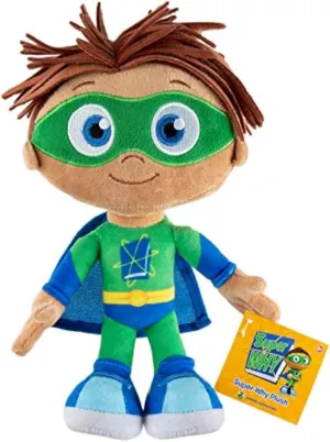 Mighty Mojo Super Why Plush - Super Why Whyatt 10 Inch Plush Toy Doll - Officially Licensed PBS Educational Toy for Children