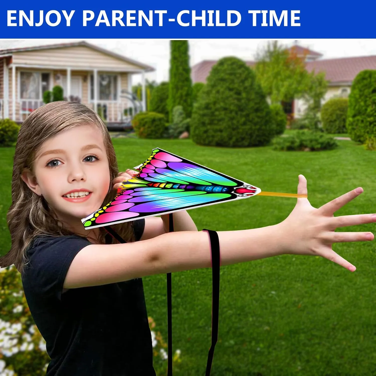 Mini Kite for Kids Adults, Finger Launcher Kites for Kids Age 3-5 4-8 8-12, Kid Kite Easy to Fly on Yard Beach Outdoor Toys, Great for Birthday Party Favors Stocking Stuffers