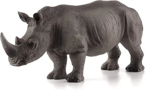 MOJO White Rhinoceros Rare Realistic International Wildlife Hand Painted Toy Figurine