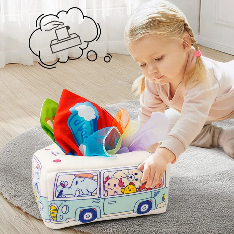 Montessori Toys Magic Tissue Box