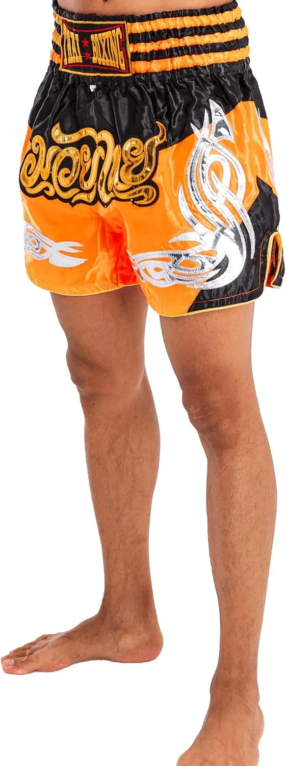 Muay Thai Shorts for Men Women Slim Cut MMA Boxing Shorts Training Kickboxing Clothing Martial Arts Trunks