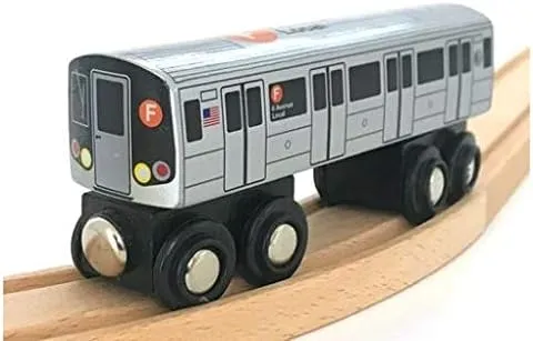 MUNI PALS Munipals MP01-110F Wooden Subway F Train NYC MTA Sixth Avenue Local R160 Car