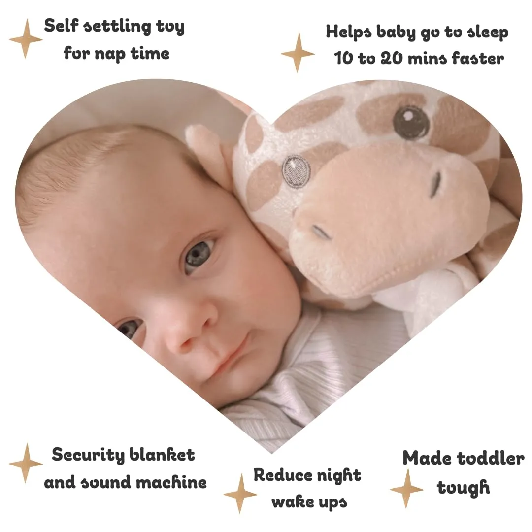Musical Baby Lovey Giraffe - White Noise & Lullaby Plush - Calms Fussy Babies, Reduces Night Wakeups & Helps Toddlers Sleep Longer – Proven Sleep Aid - BPA-Free, Machine Washable, Newborn Gift