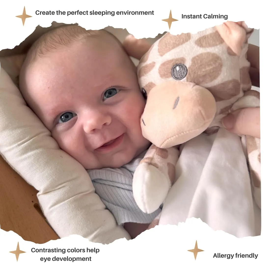 Musical Baby Lovey Giraffe - White Noise & Lullaby Plush - Calms Fussy Babies, Reduces Night Wakeups & Helps Toddlers Sleep Longer – Proven Sleep Aid - BPA-Free, Machine Washable, Newborn Gift