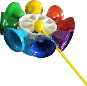 Musical Bell Toy 8 Notes Metal Bells Colorful Musical Toy for Children Teaching Kindergarten