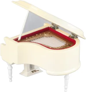Musical Instrument Ornaments with Bench and Case, Miniature Piano Model, Musical Model, Mini Decoration, Furniture Accessories for Birthday Gift Toys