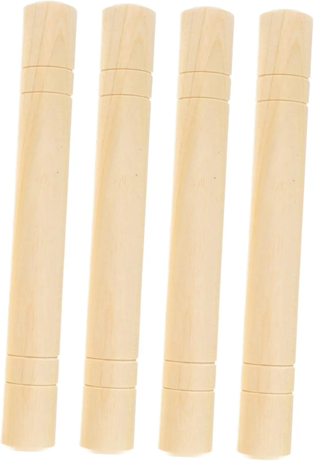 Musical Sticks Set for Kids 4pcs Wooden Rhythm Sticks Early Learning Instrument Toys