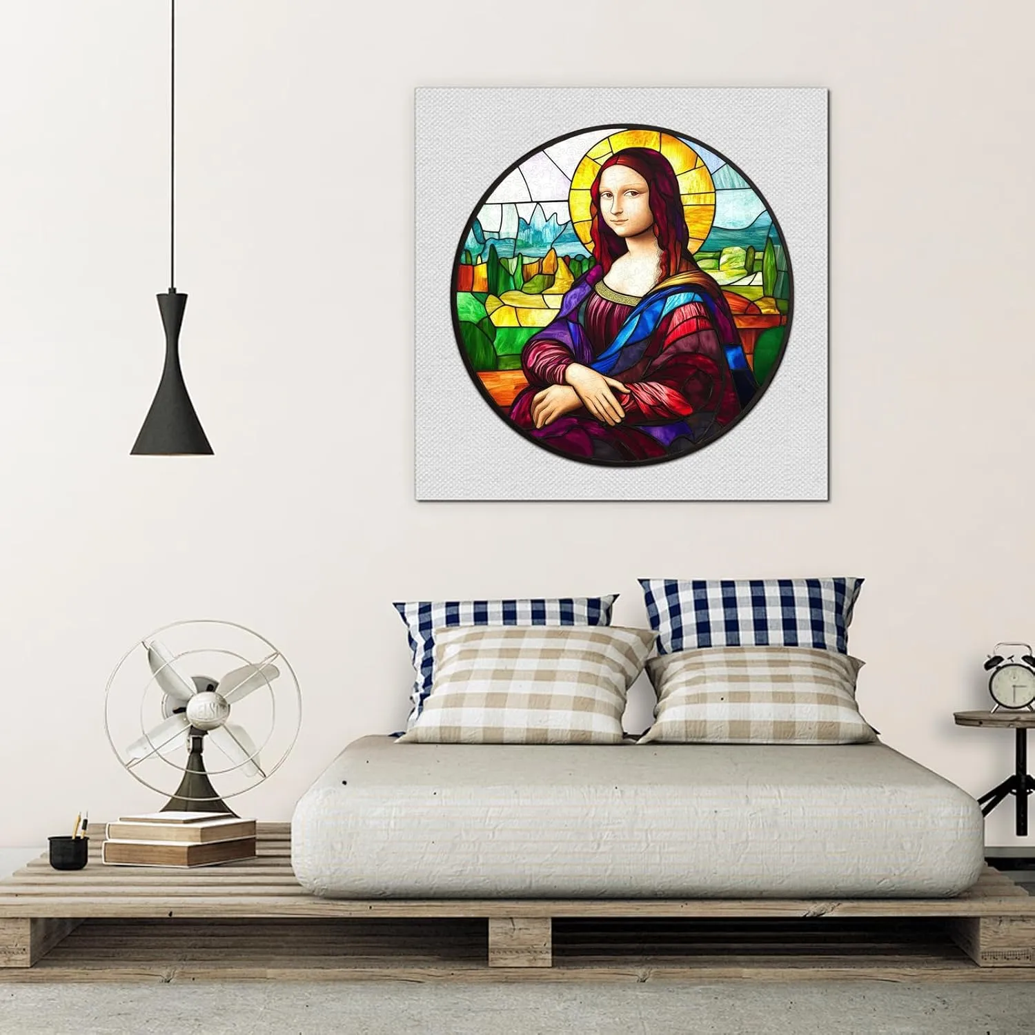 MYS AUR Mona Lisa Puzzles for Adults 500 Pieces, Fine Art Wooden Puzzles Collection Toy Jigsaw Puzzles Birthday Gifts Family Game 16.5"*16.5"