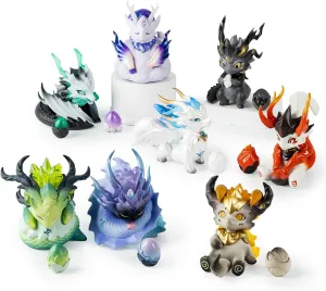 Mythical Beasts Administration Together with Loong Series 1PC Blind Box Figures, Random Design Cute Figures Collectible Toys Birthday Gifts