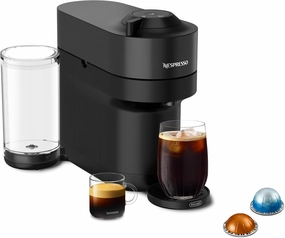 Nespresso Vertuo Pop  Coffee and Espresso Machine by De'Longhi, Liquorice Black
