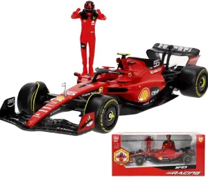 New 1/24 F1 SF23#55 Pilot Figuaine Doll Alloy Racing for Scuderia Ferari SF23#55 Sainz Adult Diecast Luxury Vehicle Model Collection Gift