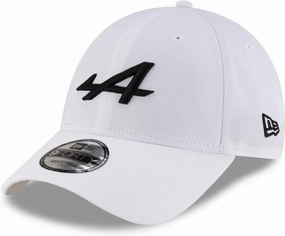 New Era Alpine Racing F1 Unisex 9Forty Essential White Hat