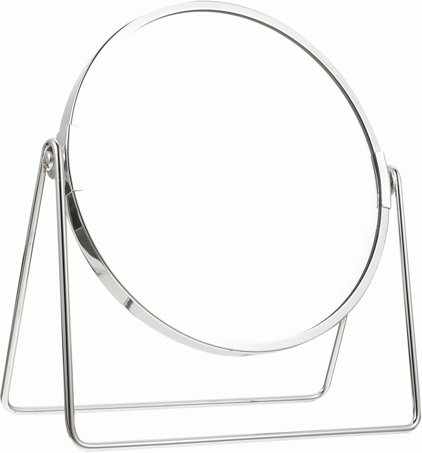 NOLITOY Vanity Mirror Double Sided Makeup Mirror Metal Round Rotatable Round Modeling Mirror Home Decor Easy to Maintain