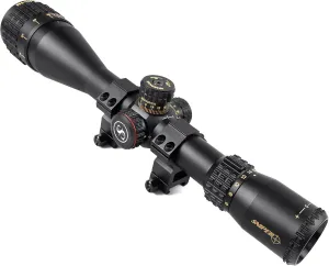 NT Series 4-16X50 / 6-24X50 AO Hunting Rifle Scope, Red/Green/Blue llluminate Glass Etched Reticle, Fully Multi-Coated Lens, Adjustable Objective SFP Riflescopes