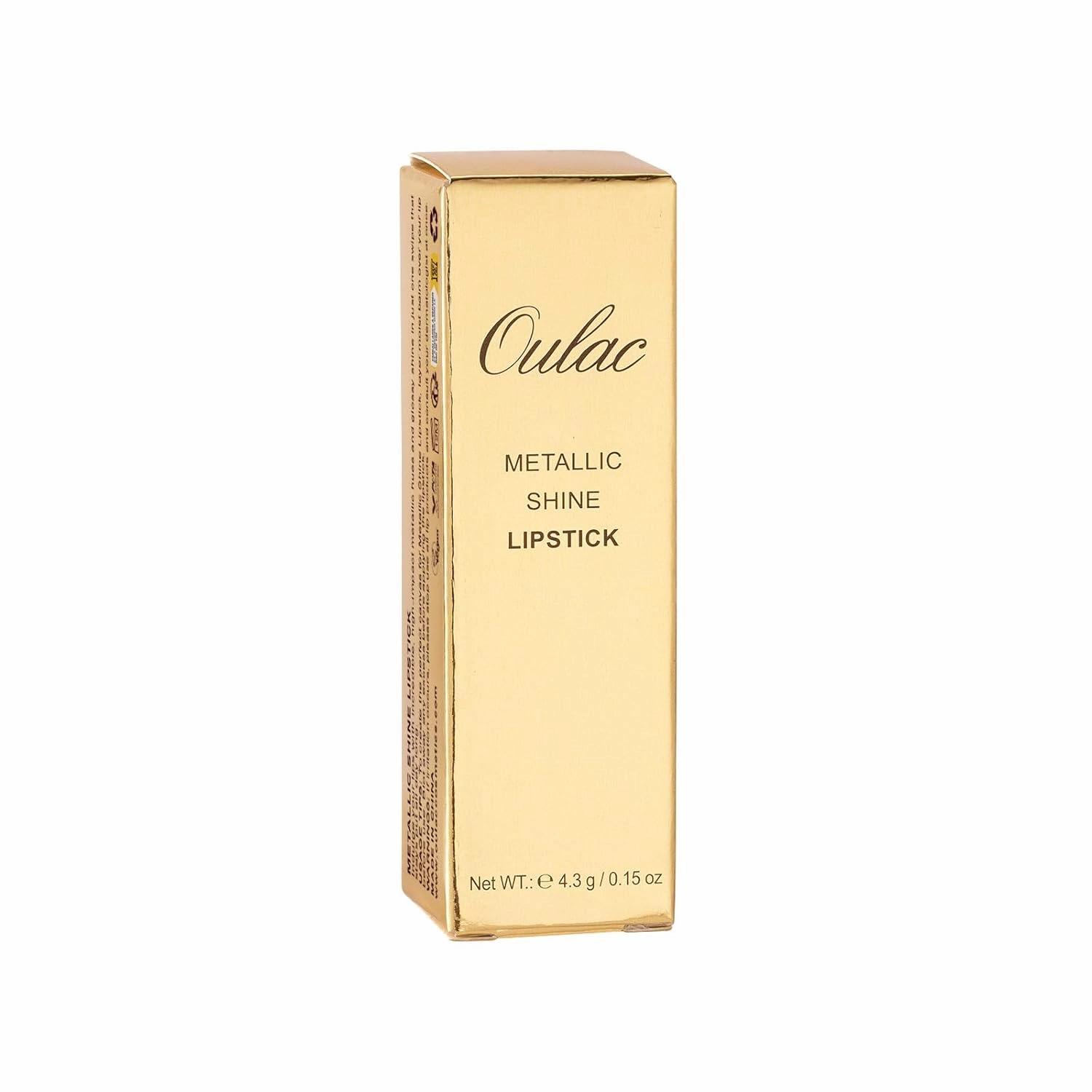 Oulac Metallic Light Pink & Sheer Lipstick Set - 2PCS Vegan Lightweight Hydrating Formula with High Impact Lip Color for Full Coverage Lip Makeup, Christmas Gifts for Women, 13 27