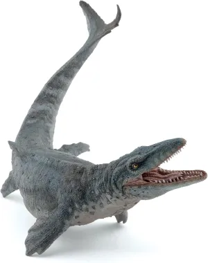 Papo - Mosasaurus Figure - Prehistoric Marine Reptile Toy for Kids Age 3  - Hand Painted Cretaceous Predator with Realistic Details - 25.5 x 15 x 11 cm - Plastic Dinosaur Toy - 55088