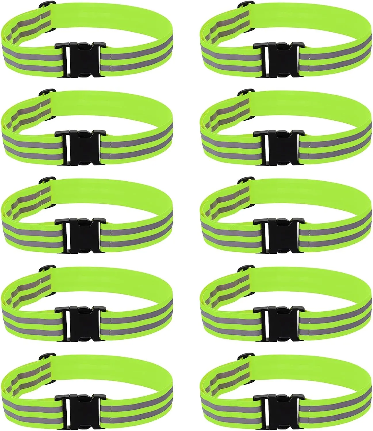 PATIKIL Adjustable Reflective Running Belt, Glow Pt Belt Sash for Cycling
