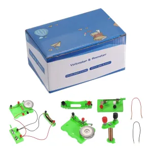 PATIKIL Physical Experiment Set, 2Set Electric Bell Magnetism Experiment Kits Switch Battery Box Electromagnet Labs Induction Circuit for Educational Teaching