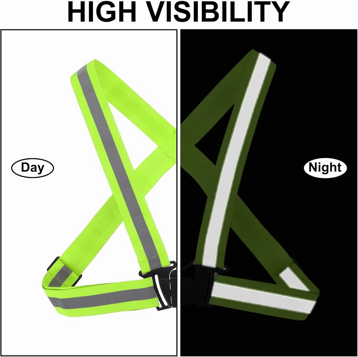 PATIKIL Adjustable Reflective Running Belt