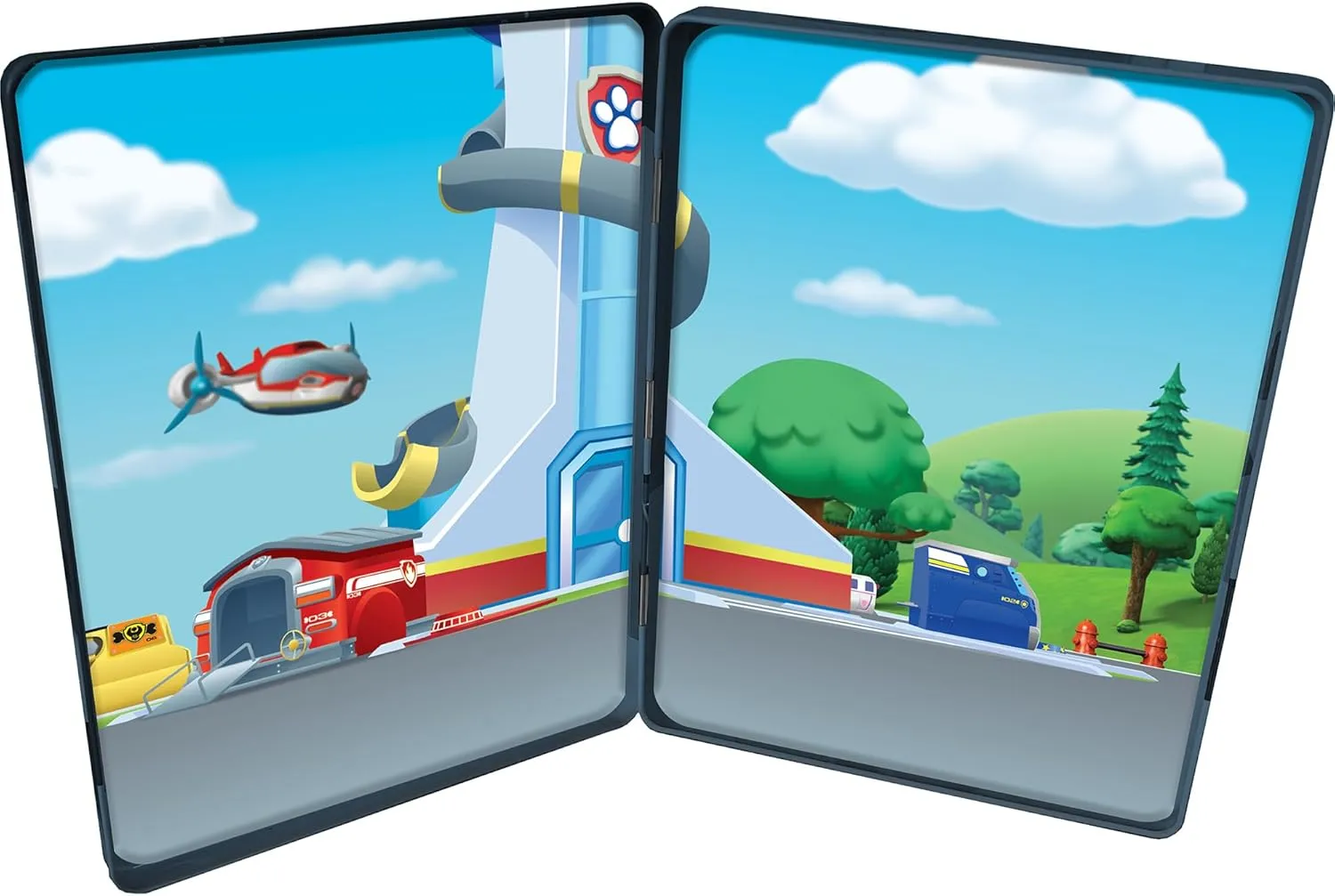 PAW Patrol - Magnetic Creations Tin - Dress Up Play Set - Includes 2 Sheets of Mix & Match Dress Up Magnets with Storage Tin. Great Travel Activity for Kids and Toddlers!