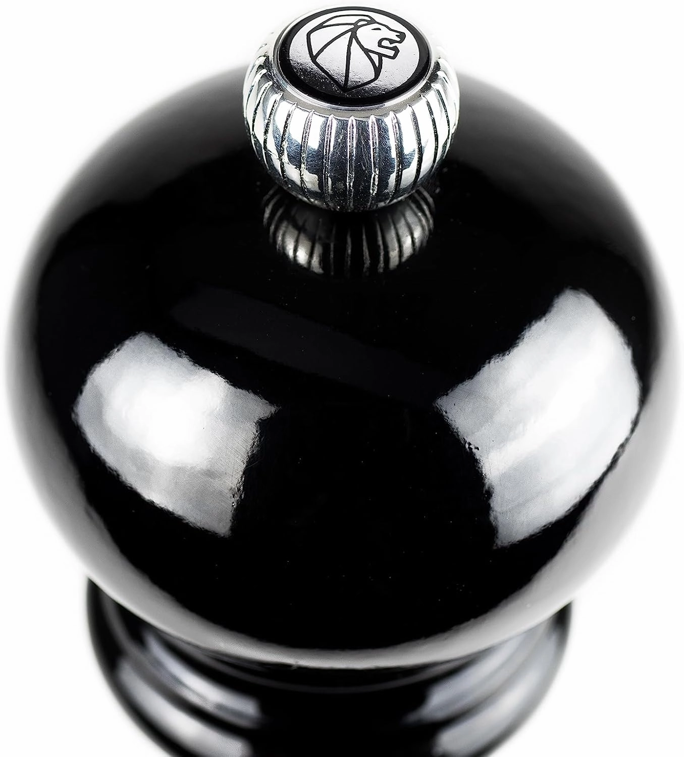 Peugeot - Paris u'Select Manual Pepper Mill - Adjustable Grinder - Beechwood, Gloss Black
