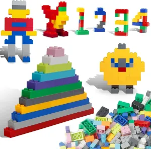 PicassoTiles Magnet Building Tiles Build Houses Numbers Animals, Magnetic Tiles Building Blocks Construction Toy Block Stack, Blocks Building Bricks Set
