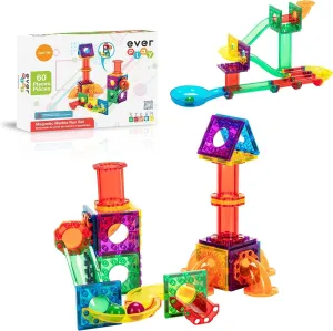 PicassoTiles Magnet Building Tiles Marble Run Magnetic Building, Building Blocks Construction Toy Block Stack, Magnetic Tiles Building Blocks Construction Toy Block Stack Kids Toys
